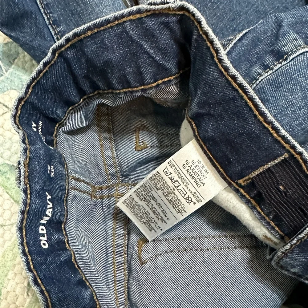 New Old Navy Girls Built in Tough Skinny Slim Jeans Size 10